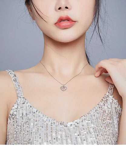 Collier pendentif Arbre de Vie en argent sterling Cœur de la Nature
