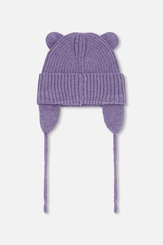 Baby Knit Hat Lavender
