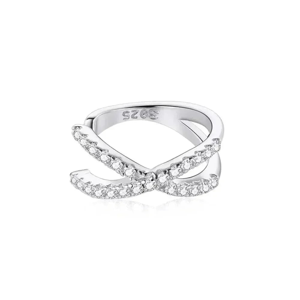 Manchette d'oreille en argent sterling 925 - Boucles d'oreilles clip élégantes couleur or pour femmes