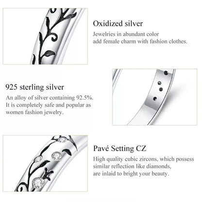 925 Sterling Silver Vintage Embossed Floral Ring