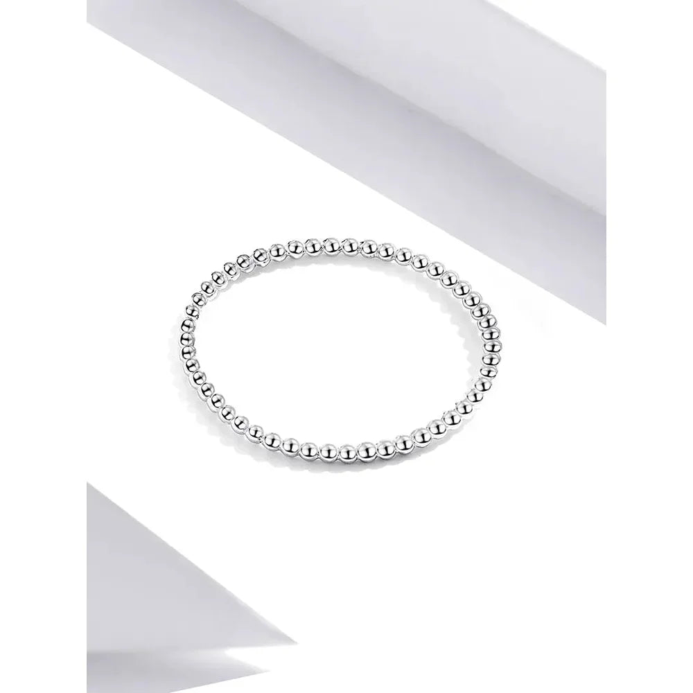 925 Sterling Silver Braided Texture Twisted Eternity Band Stackable Rings - Fine Jewelry