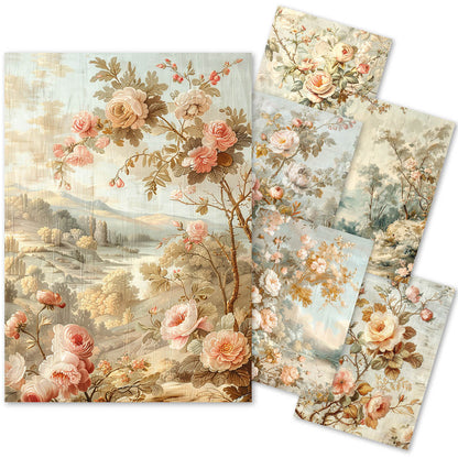 Tissue Paper A4 6/Pkg 18th Century