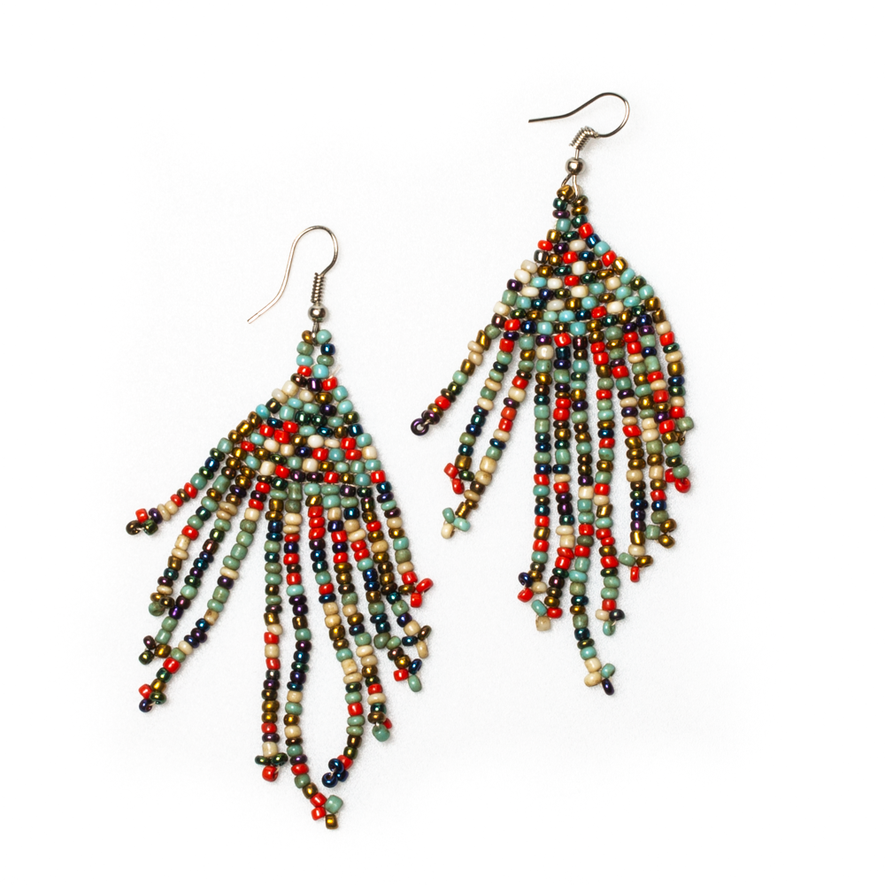 Beaded Drop Earring