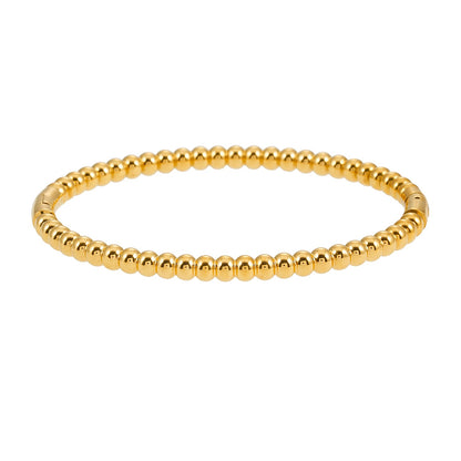 Style HANXI : Bracelet classique à billes en or