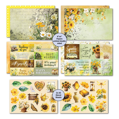 Lot de 3 cartes 3Quarter Designs Hey Buttercup 6x4