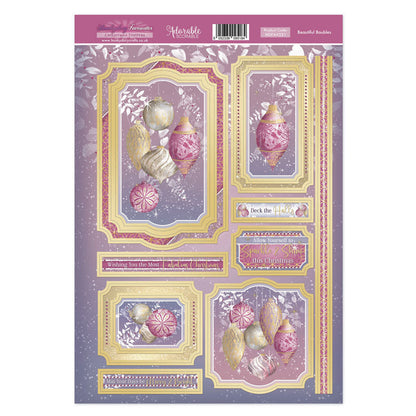Papiers décoratifs Hunkydory - Boules de Noël féériques