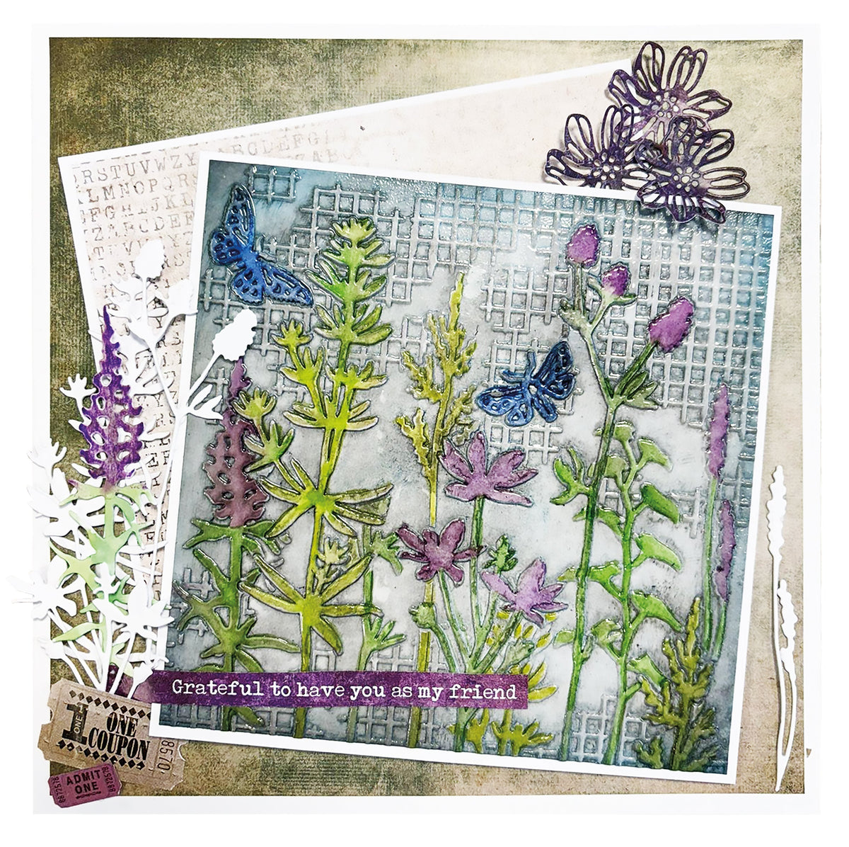 HE Matrice de coupe Éléments floraux Nature's Dream 2 - 3 pc