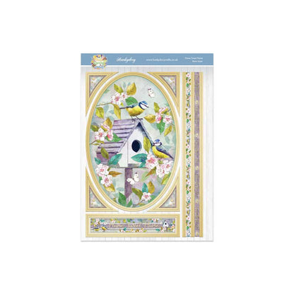 Bonjour Ensemble de grandes décorations printanières – Doux foyer, doux oiseau