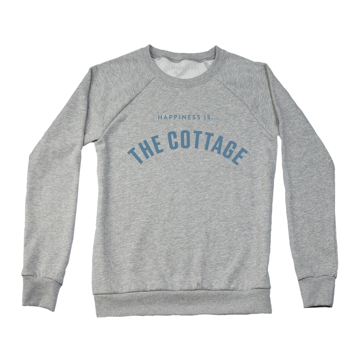 Women's Cottage Collegiate Crew Sweatshirt, Heather Grey