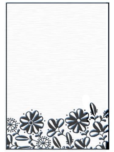 Classeurs de gaufrage - Bordure florale 1