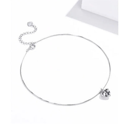 The Essential 925 Sterling Silver Charm Anklet