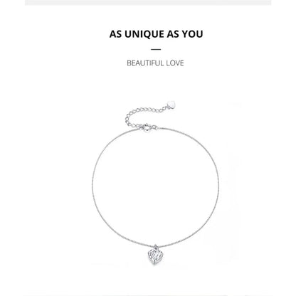 The Essential 925 Sterling Silver Charm Anklet