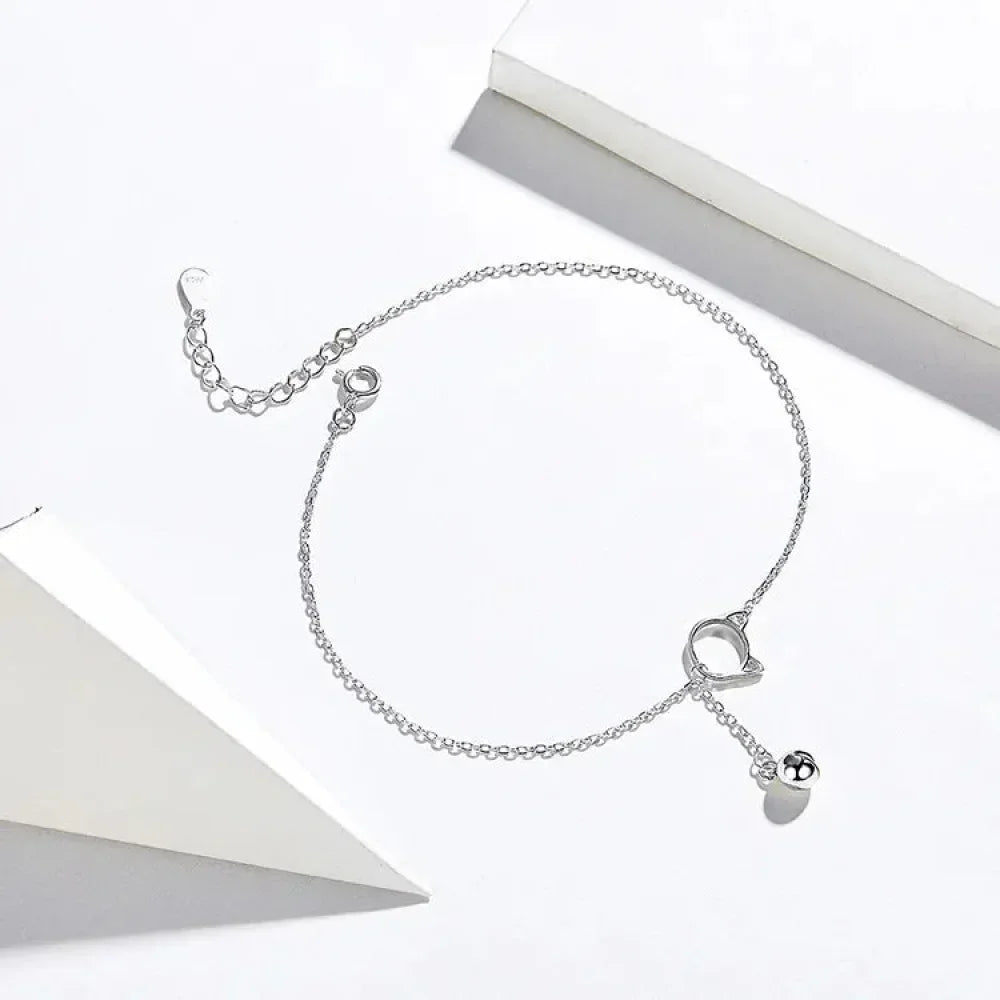 The Essential 925 Sterling Silver Charm Anklet