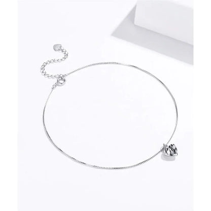 The Essential 925 Sterling Silver Charm Anklet