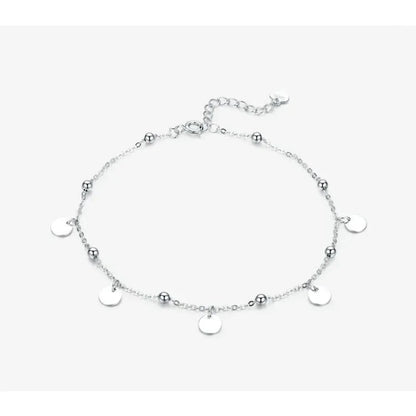 The Modern Geometric 925 Sterling Silver Anklet