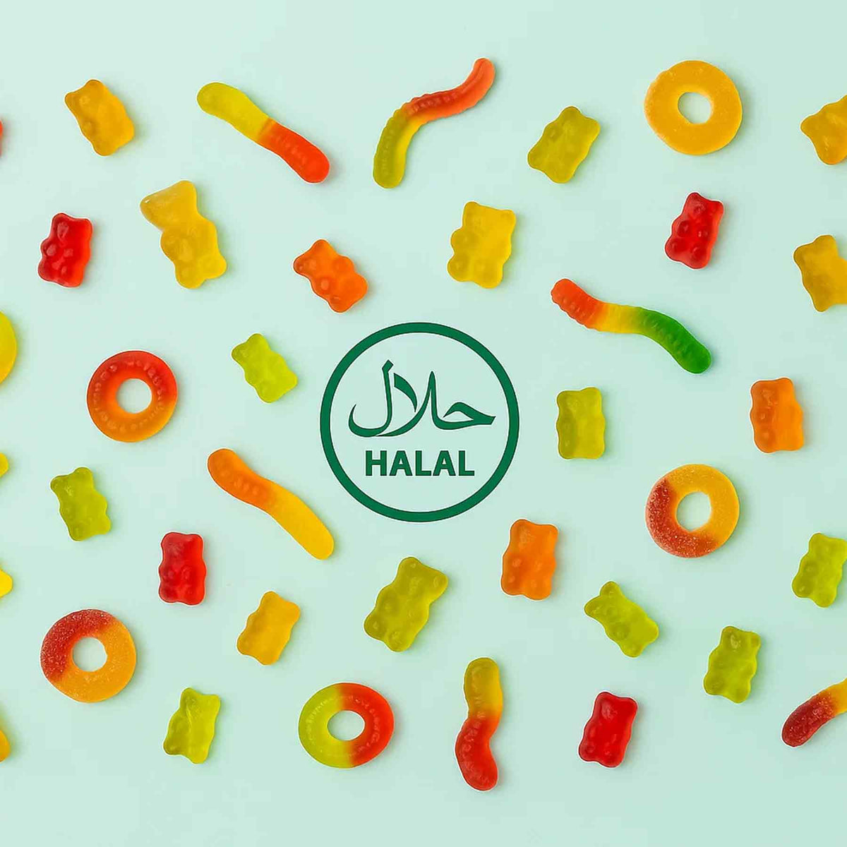 Rayhana Gummy Candy Banana - Halal