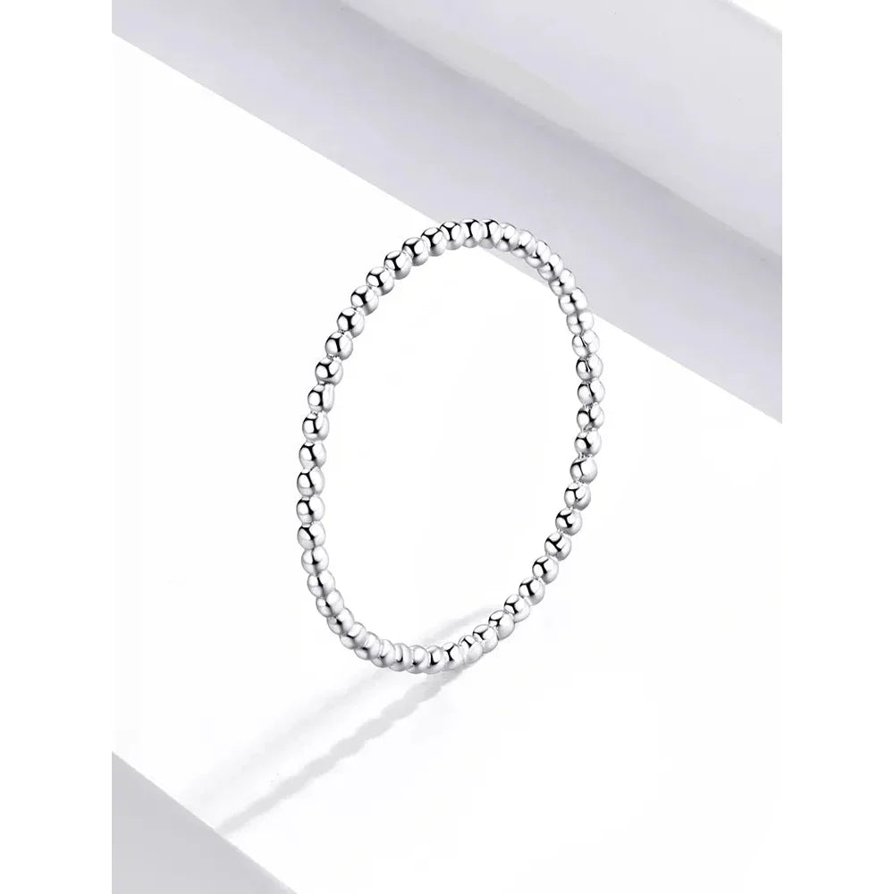 925 Sterling Silver Braided Texture Twisted Eternity Band Stackable Rings - Fine Jewelry