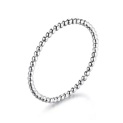 925 Sterling Silver Braided Texture Twisted Eternity Band Stackable Rings - Fine Jewelry
