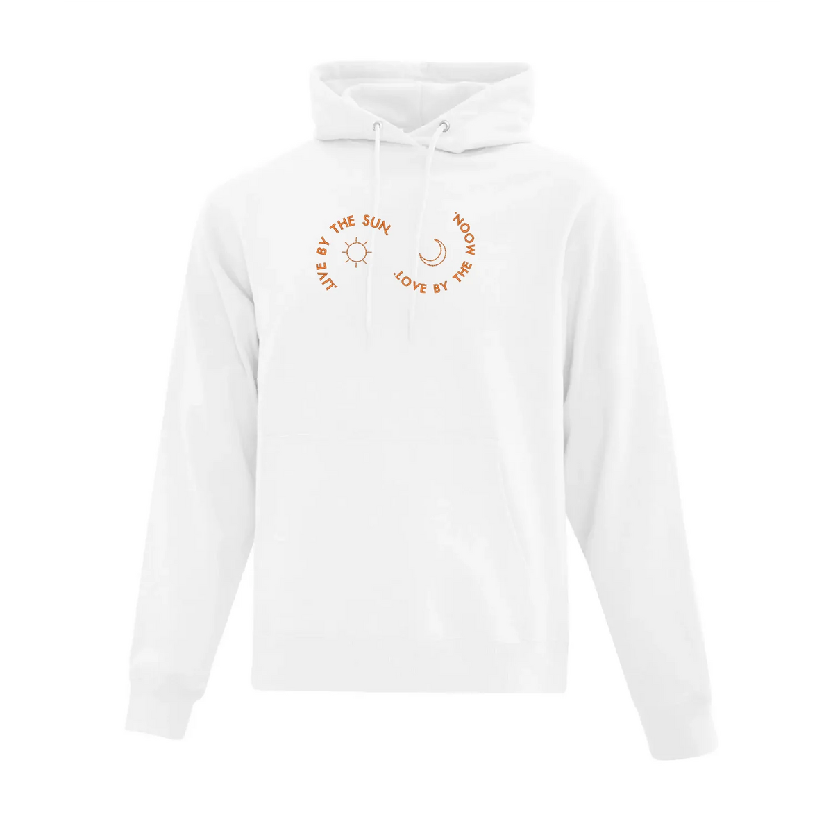 Hoodie "Live By The Sun" brodé