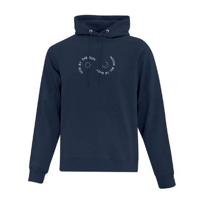 Hoodie "Live By The Sun" brodé