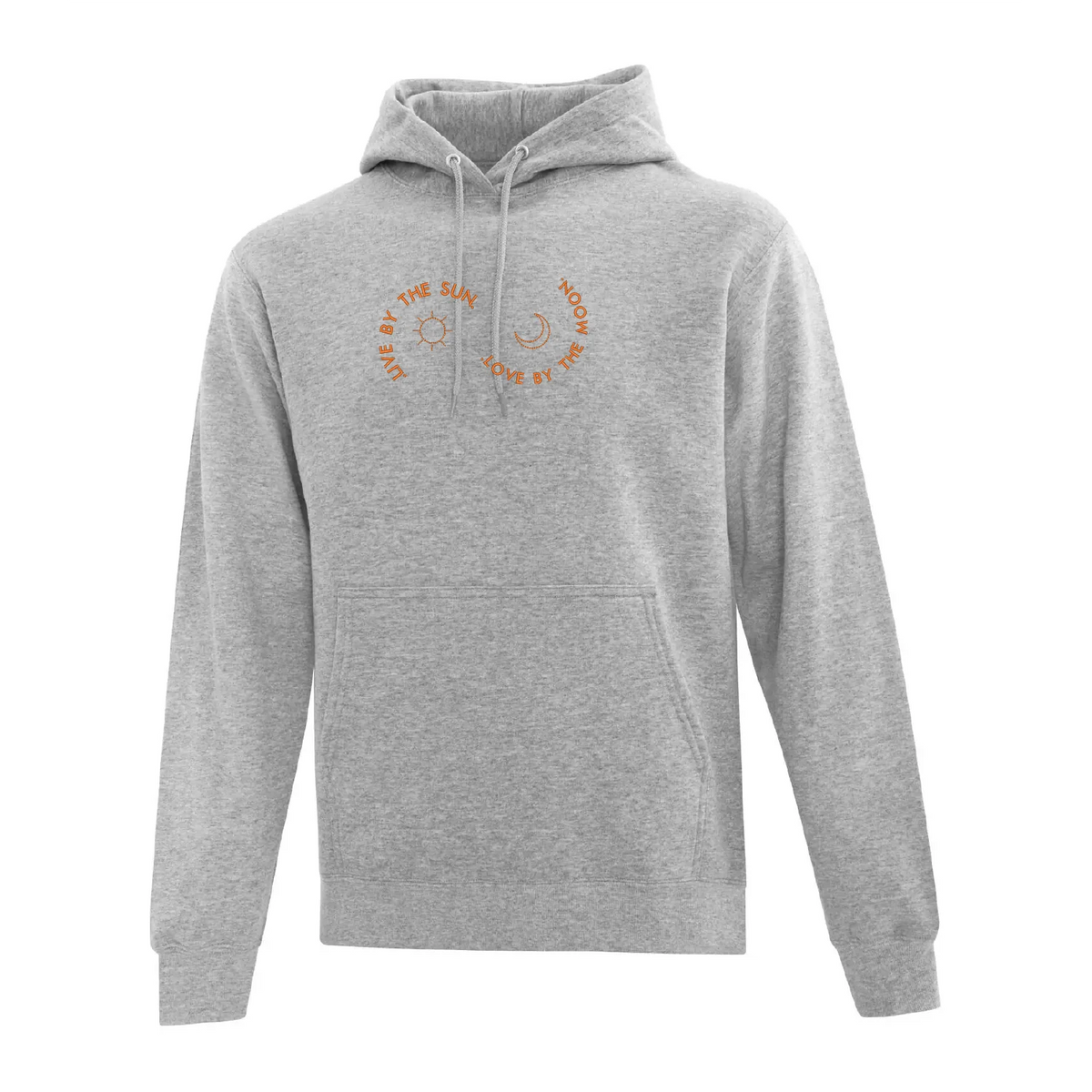 Hoodie "Live By The Sun" brodé