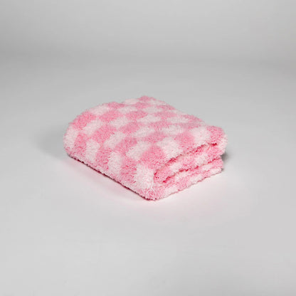 Doudou à carreaux fantaisie en coton