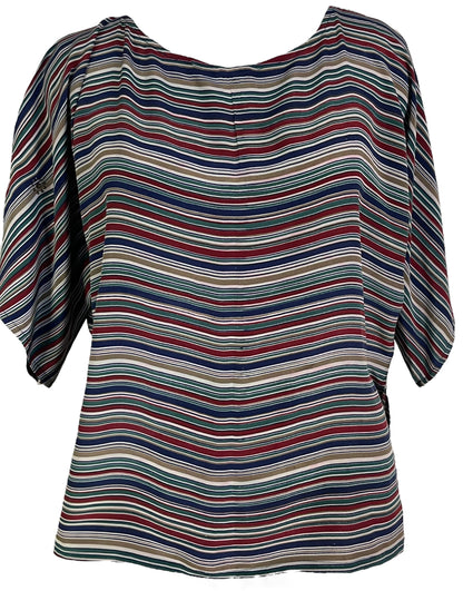 PRC6653 Avatar Pure Silk Side Slit Top