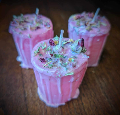 Love Ritual Herbal Votive Candle