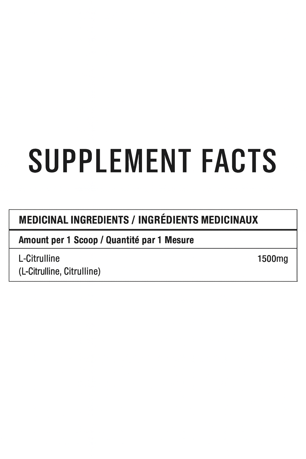 VNDL Project Pure L-Citrulline