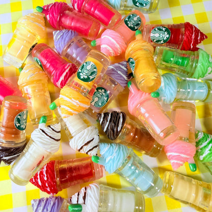 Breloques de boisson Frappuccino mixtes pour l'artisanat de bricolage