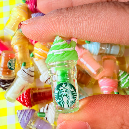 Breloques de boisson Frappuccino mixtes pour l'artisanat de bricolage