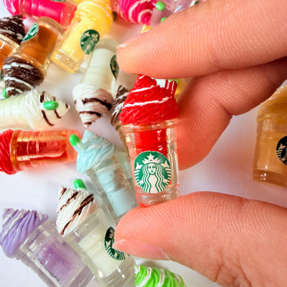 Breloques de boisson Frappuccino mixtes pour l'artisanat de bricolage
