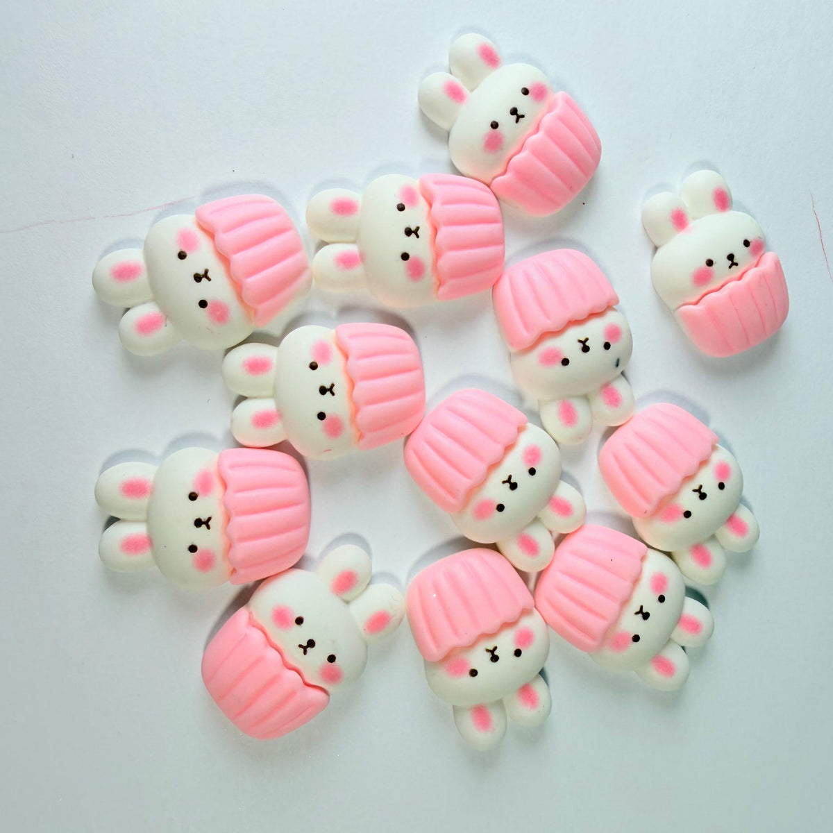 Cupcake Bunny Charms for DIY Crafts
