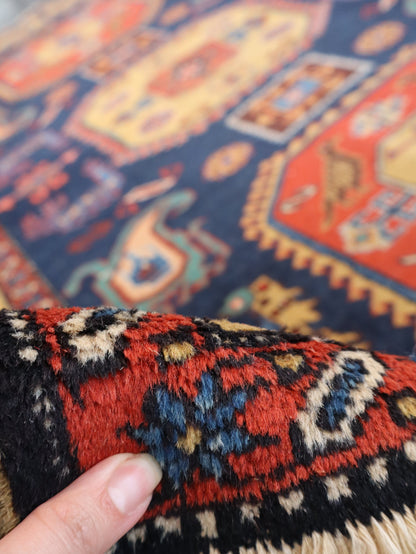 Persian Meshkin Rug | 4' 7"x 6' 9"