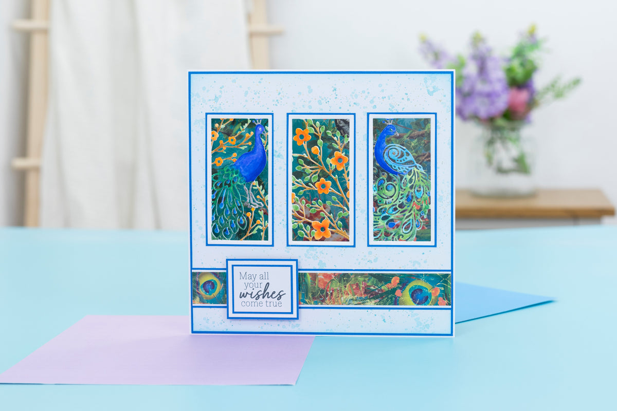Graceful Plumes Luxury Linen Card Pack 8.5”x11”