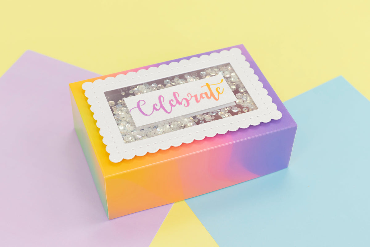 Bloc de papier 30,5 x 30,5 cm Crafter's Companion - Vagues aquarelles