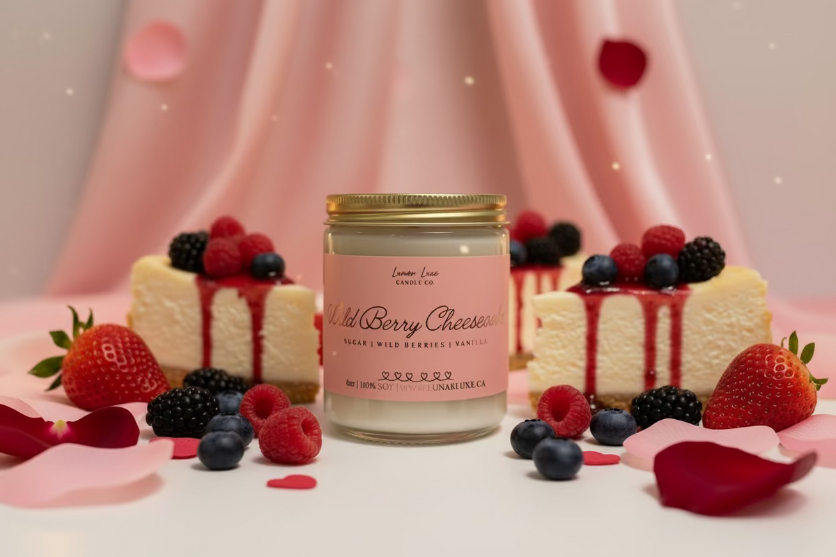 Wild Berry Cheesecake Candle