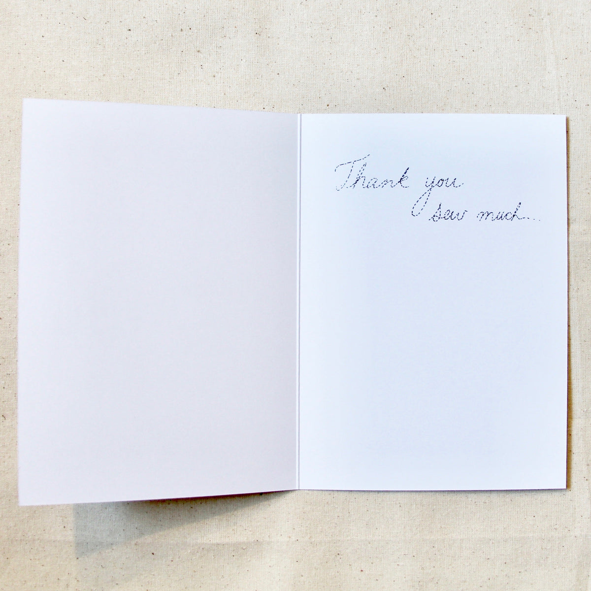 'Thank You Sew Much' Card