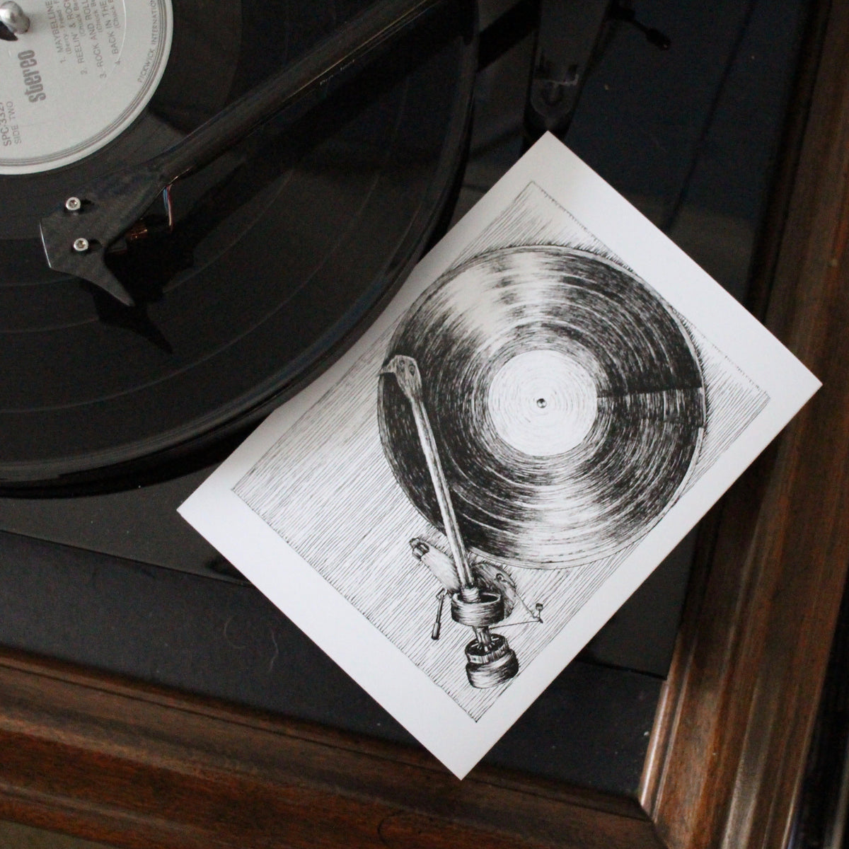 Turntable Card