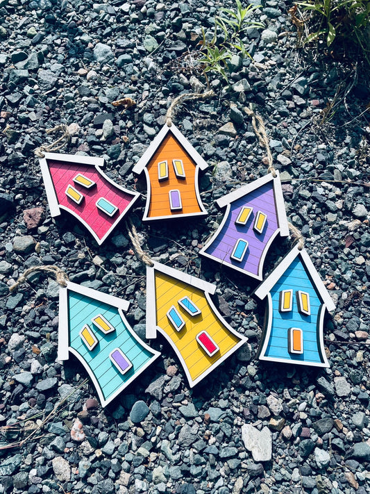 Newfoundland Jellybean Row House Ornament