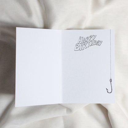 'Happy Birthday' Bass Fish Card