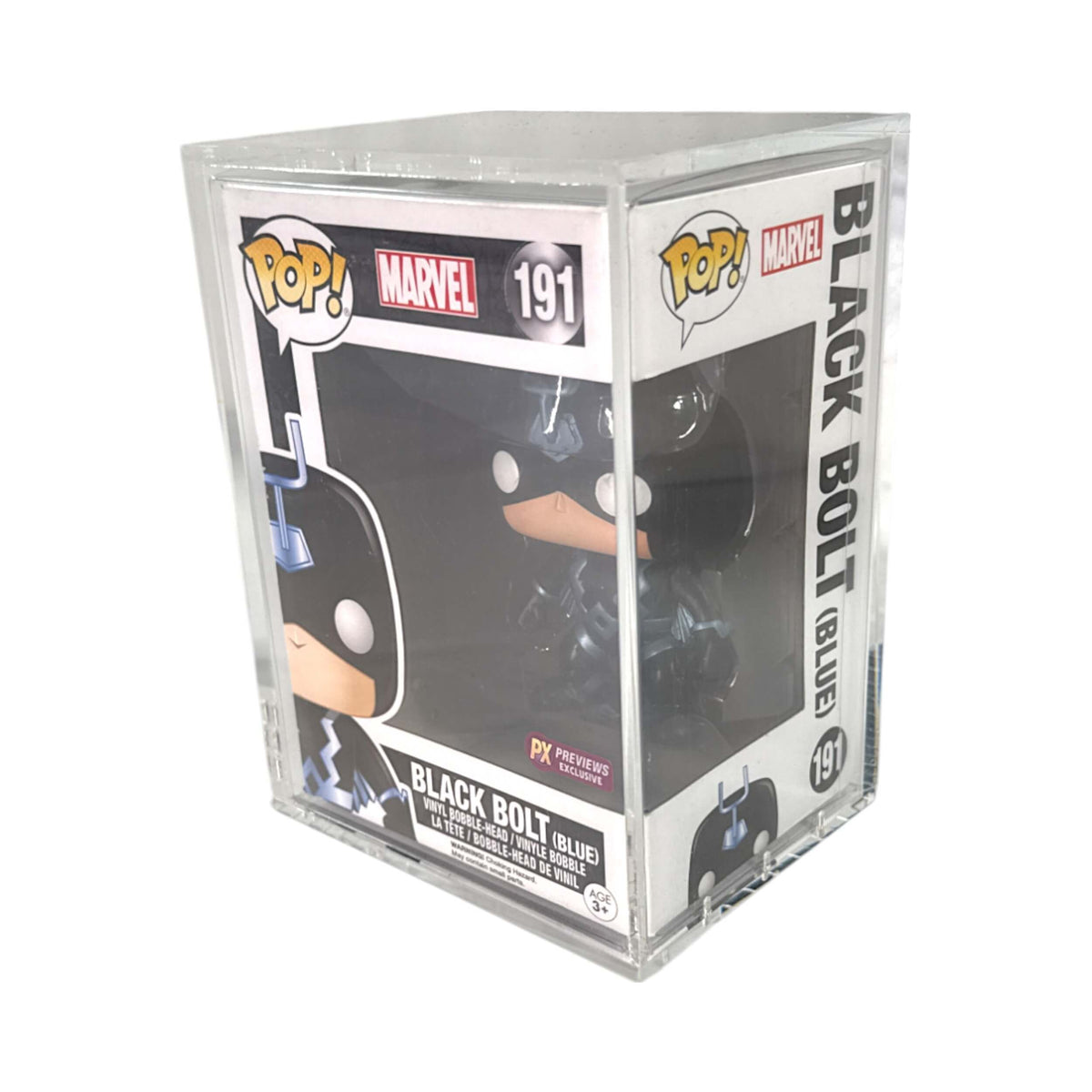 EVORETRO Acrylic Case Display for Standard size 4" Funko Pop Pack of 1