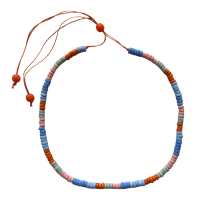 Single Strand Glass Bead Necklace