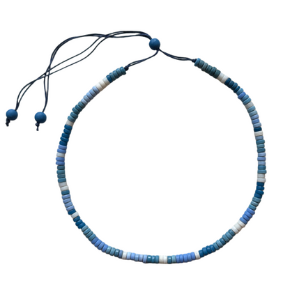 Single Strand Glass Bead Necklace