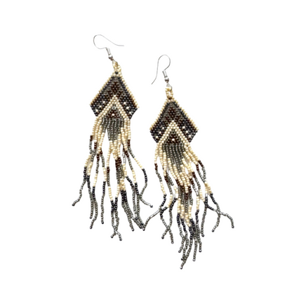 Beaded Aztec Style Earring