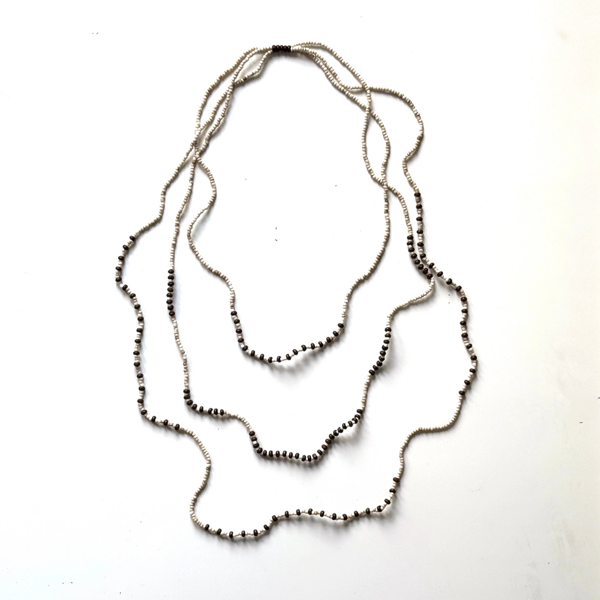 Triple Strand Beaded Necklace