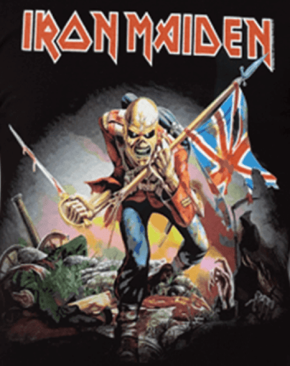Iron Maiden - T-shirt noir The Trooper
