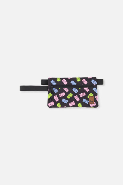 Pencil Case Black Printed Gummy Bears