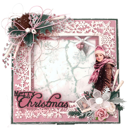 JMA Cutting Die Merry Christmas Christmas Blush 5 Pieces