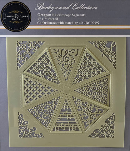 Jamie Rodgers Crafts Octagon Kaleidoscope Segments Stencil